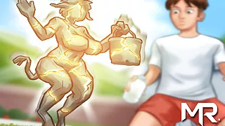 SummertimeSaga - solved the riddle and summoned a girl with horns E4 #80