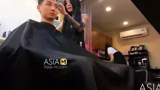 ModelMedia Asia-Barber Shop Bold Sex-Ai Qiu-MDWP-0004-Best Original Asia Porn Video