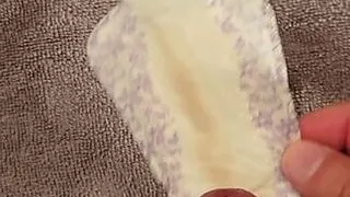 Cumming on dirty liner