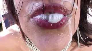 Dirty Brunette Outdoor Doggystyle