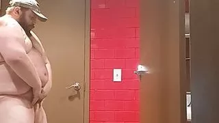 Mofo2121 naked in Arby's bathroom