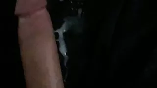 Big cock hands free cumshot