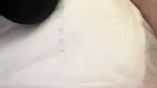 18+ trying to edge with diaper and strong vibrator - do not cum