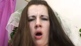 Teen makes men horny with wet and hairy pussy