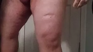 Mofo2121 after q shower with a banana in his ass