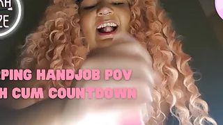 burping on your cock - handjob POV