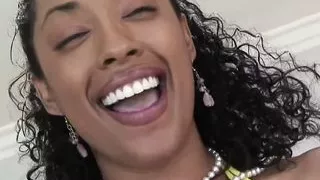 Ebony Hardcore! Pleasure Bunny ebony gives blowjob and fucks