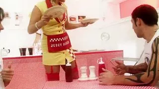 Diana Gold and Eve are two whores with great asses to fuck