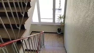 Masturbating in Public Stairwell