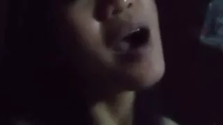 Asian playing alone at home, solo, homemade