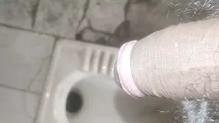 hairy cock Pissing