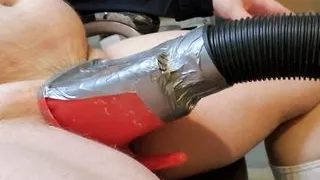 The most powerful suction on my cock and balls until I cum