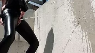 Squirt splashing a wall