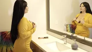 busty milf london rose gives probation officer blowjob  and cock ride