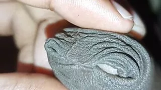 Indian Desi Big Black Cock Close-Up Masturbation, Indian Desi Boy Anup Has a Huge Dick For His Girlfriend Muskan