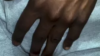 Big Black Dick Poking Out Underwear - Juicy BBC Tugging