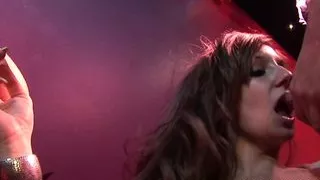 Smoking hot girls get their tight holes pounded together