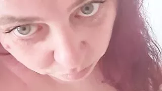 Beautiful Milf with violet hair