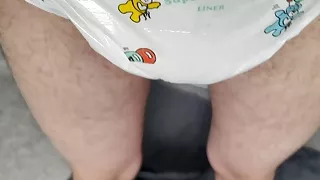 Pee in diaper