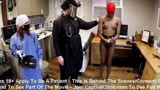 Beatiful Ebony Teen Jewel Taken By Doctor Tampa, Nurse Stacy Shepard, 4 BDSM Violet Wand Impact Play At CaptiveClinicCom