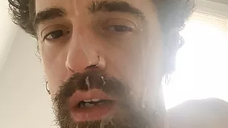 jerking off and putting a finger in my asshole until I cum