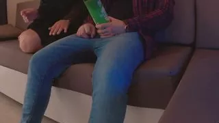 I put my dick in a box of chips and served my stepmom! HER reaction was amazing!