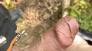 Another married men left his wife to have my dick in the woods