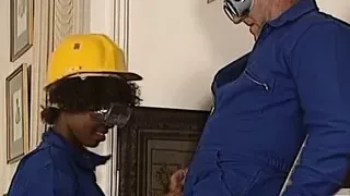 Nigerian Immigrant In Interracial Hardcore Anal Threesome