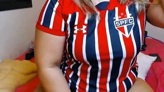 Hot girl showing off with