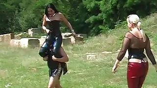 Pony boy Training - Real hard Femdom