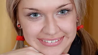 Jasmin fingering her anus and then fucking