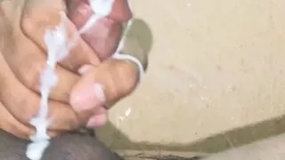 Beautiful High loaded Cumshot and fingering my Virgin ass