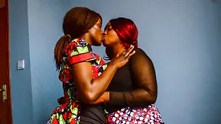 Nigerian lesbian hot secret makeout affair makes their pussy