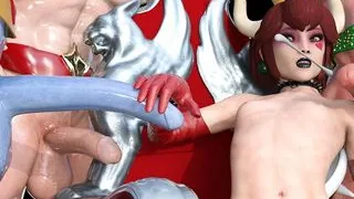 BOWSETTE TRIPLE HANDJOB EPISODE 6 Bukkake