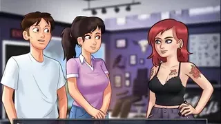 Summertime Saga: Girl Is Making A Tattoo On Her Ass-Ep 128