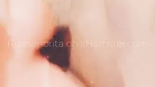 This dildo can't fit in my pussy, can you slide it for me?