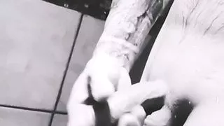 Playing with myself in the shower