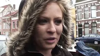 Naughty Dutch blonde teen with beautiful body fucked hard!