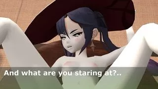 Mona Genshin. A date in Inazuma didn't go according to plan and ended in hot sex...