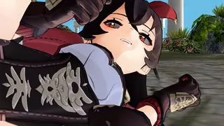 Amber Genshin. You went scouting with a scout and something went wrong...