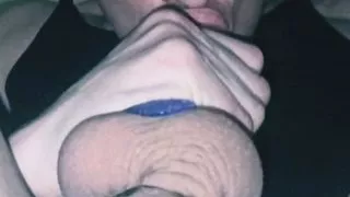 Cute trap self sucking teaser