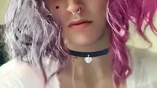 Sissy Rian Jordan in Cheerleader outfit