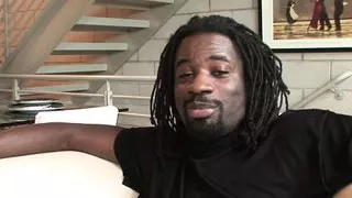 Ebony brunette Sole Dior fucks black cock and makes him cum