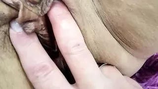 Wet holes of a mature cocksucking wife fucked hard in close-up!