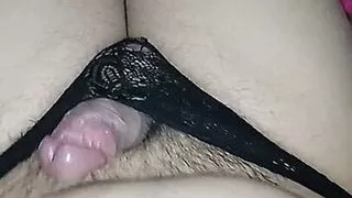 Crossdresser, Kleid, Latino, Mexikanischer Sex, Höschen, Kleiner Schwanz