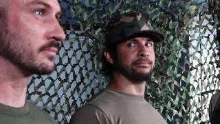 Gay sergeant Silver Steele fucks Seth Santoro and Greg Riley