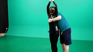 Fejira com - The latex girl who was hung up and locked up