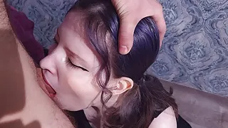 step-uncle fucked his step-niece gamer in the mouth