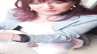 A queer in women's underwear