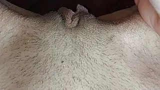 POV masturbation of a super wet teen pussy